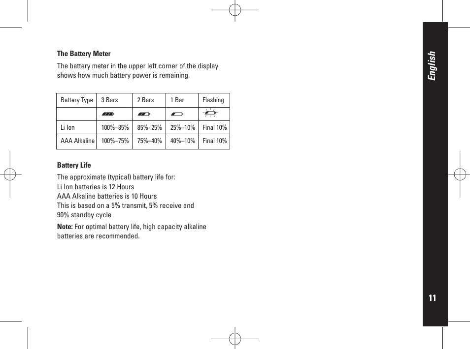 English | Motorola PMR446 User Manual | Page 11 / 134