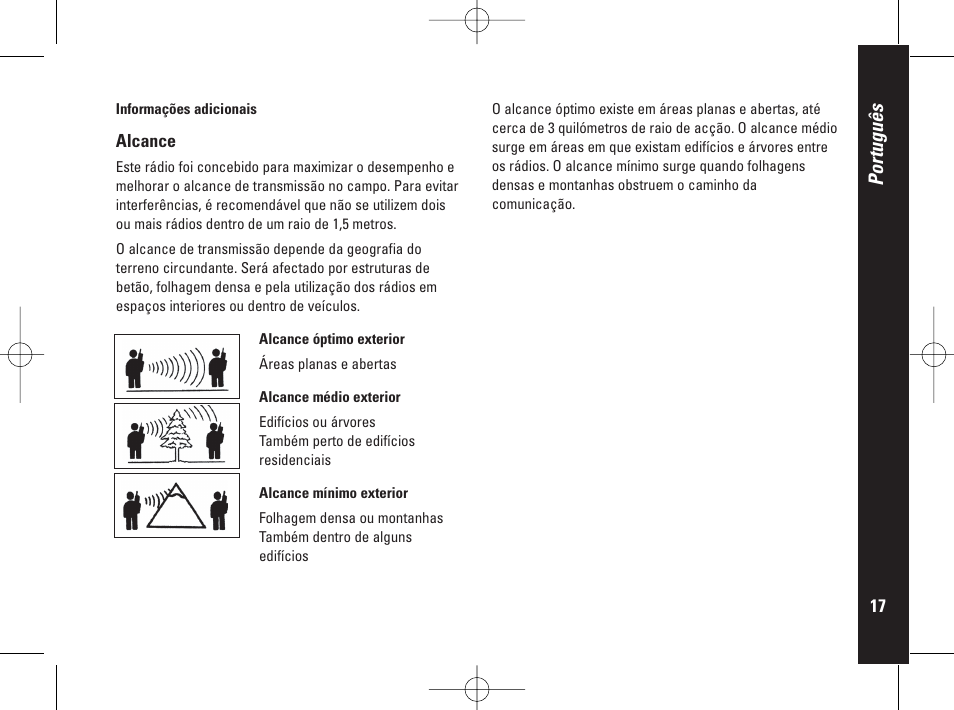Português | Motorola PMR446 User Manual | Page 129 / 134