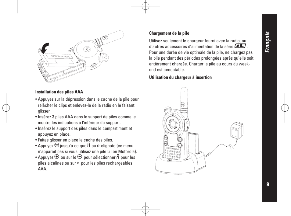 Français | Motorola PMR446 User Manual | Page 31 / 134
