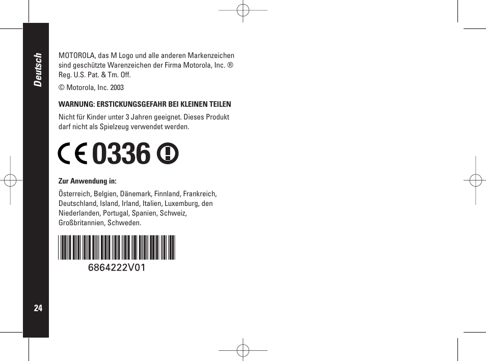 Motorola PMR446 User Manual | Page 68 / 134