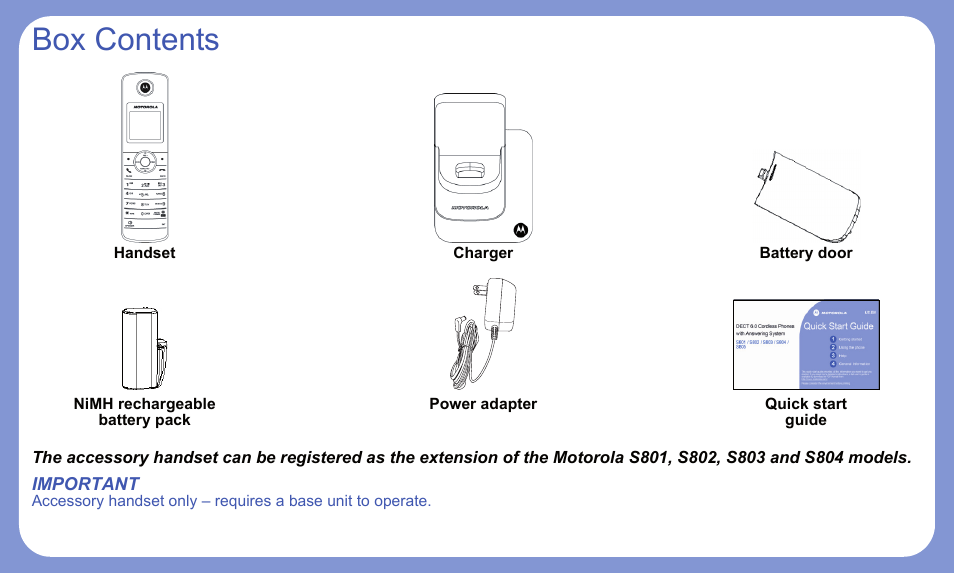Motorola DECT 6.0 P8 User Manual | Page 2 / 6