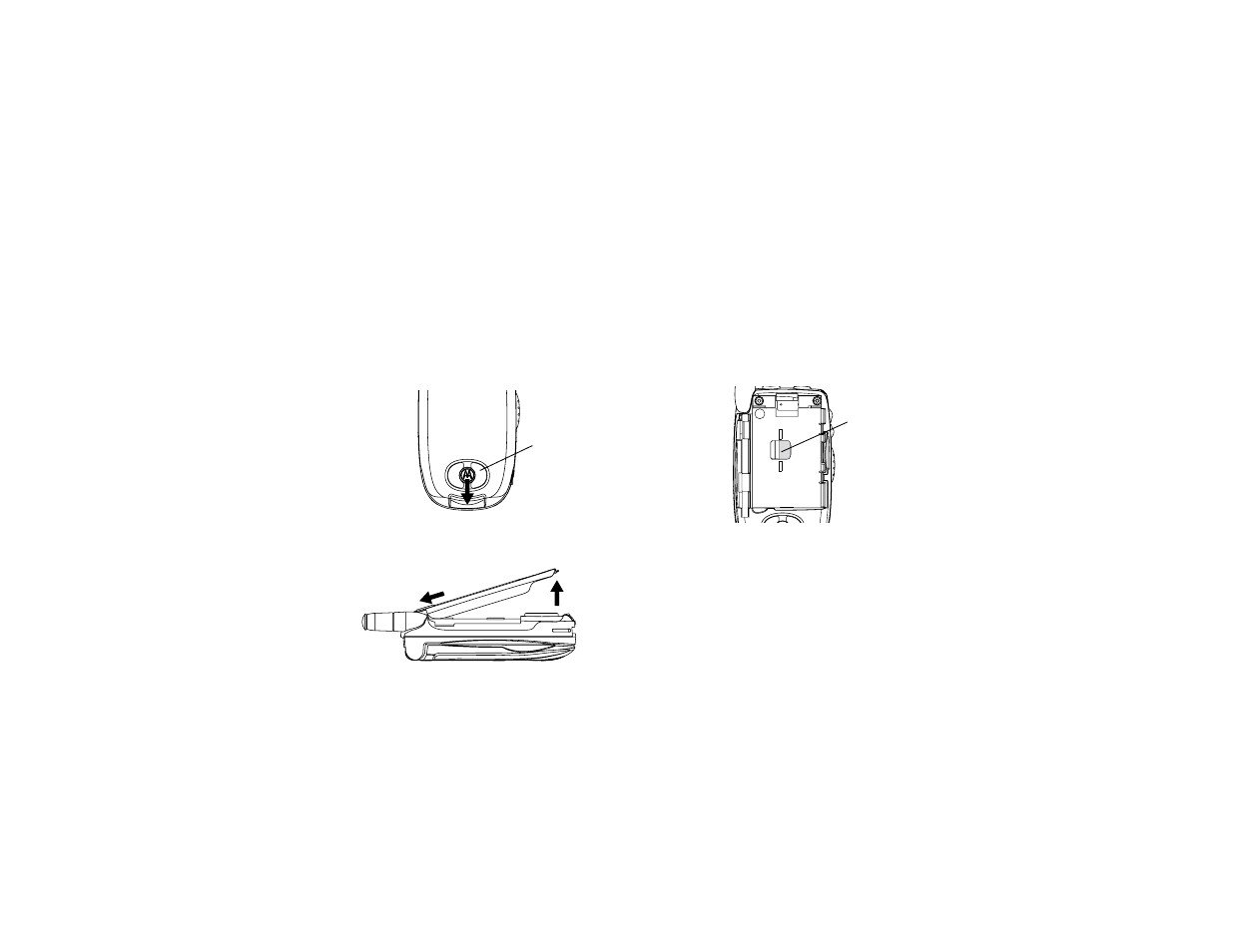 Removing the battery door, Locating your sim card | Motorola i736 User Manual | Page 11 / 160