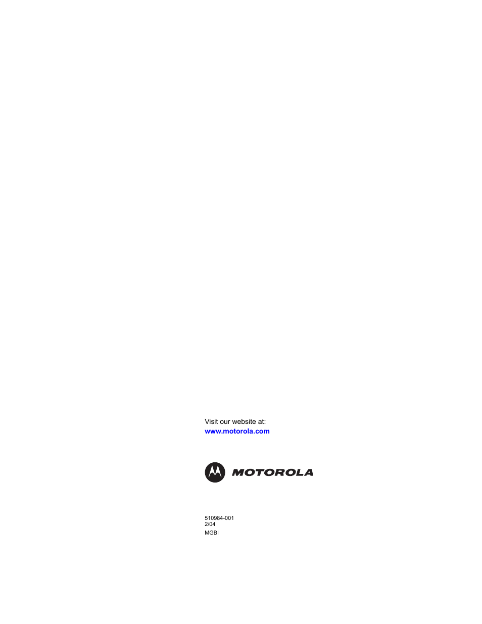 Motorola SBV5120 User Manual | Page 57 / 57
