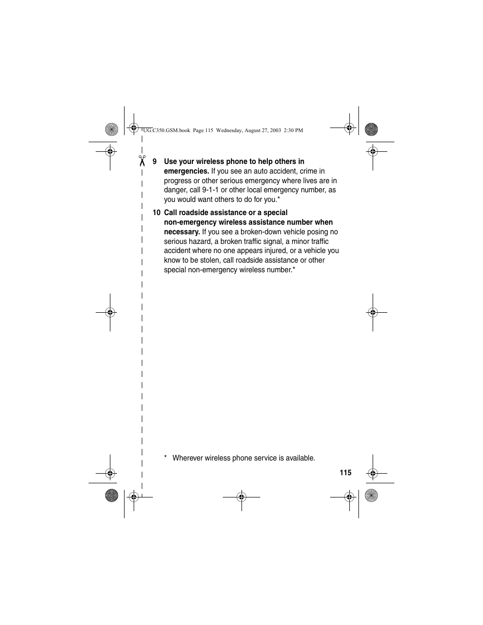 Motorola C256 User Manual | Page 117 / 120