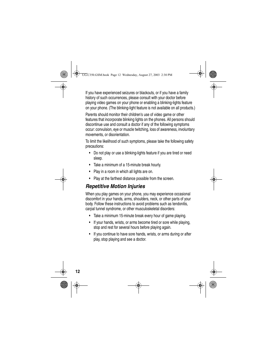 Motorola C256 User Manual | Page 14 / 120