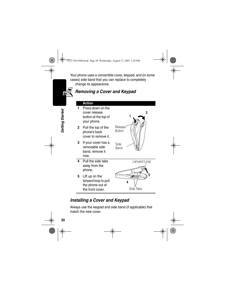 Motorola C256 User Manual | Page 22 / 120