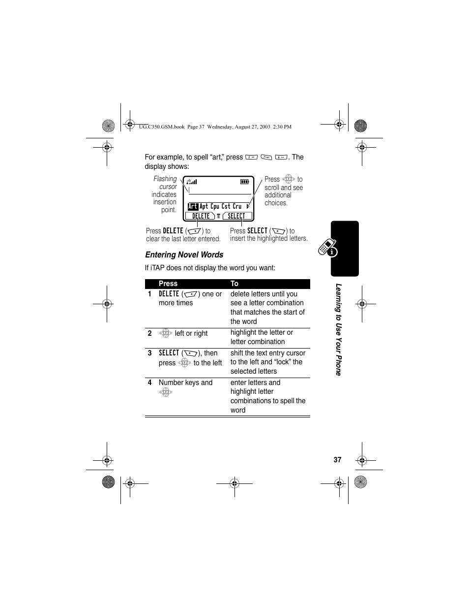 Motorola C256 User Manual | Page 39 / 120