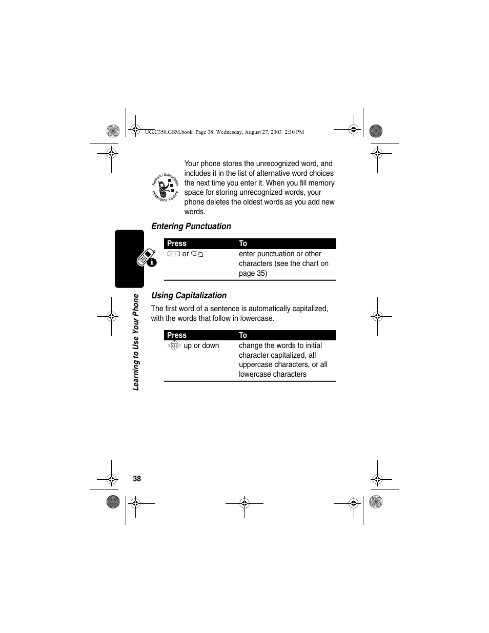 Motorola C256 User Manual | Page 40 / 120