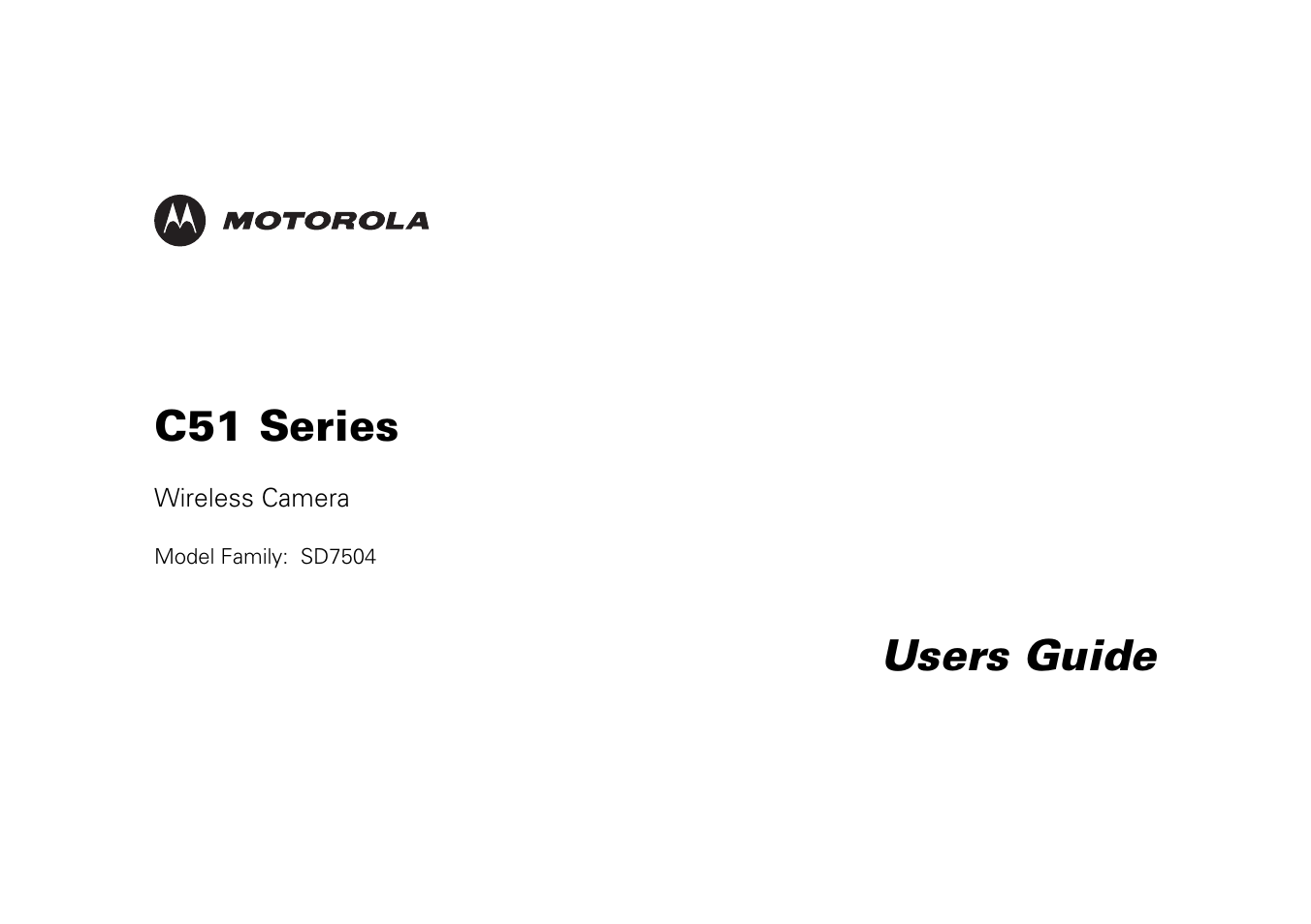 Motorola SD7550 User Manual | 34 pages