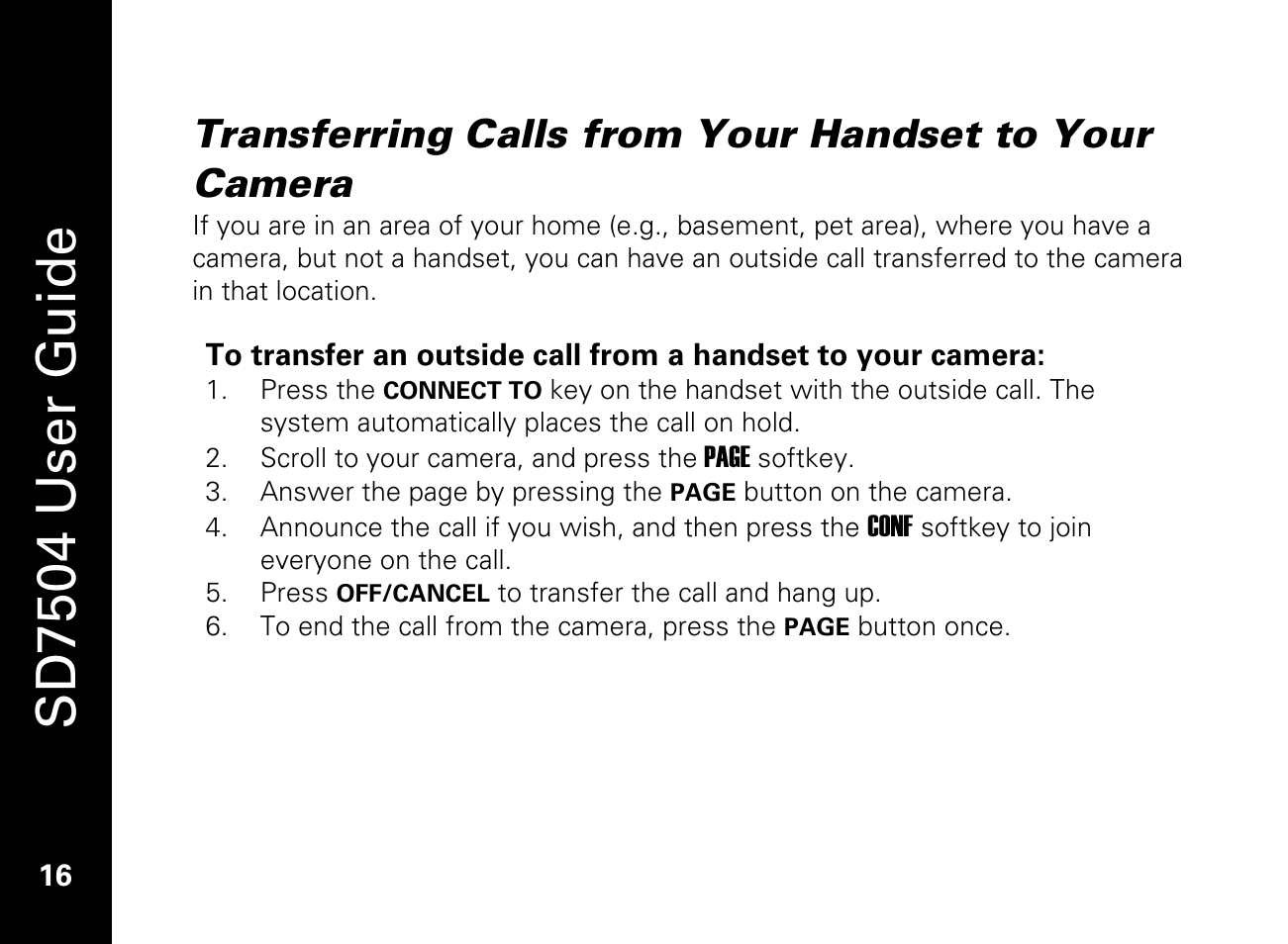 Sd7504 user guide | Motorola SD7550 User Manual | Page 26 / 34