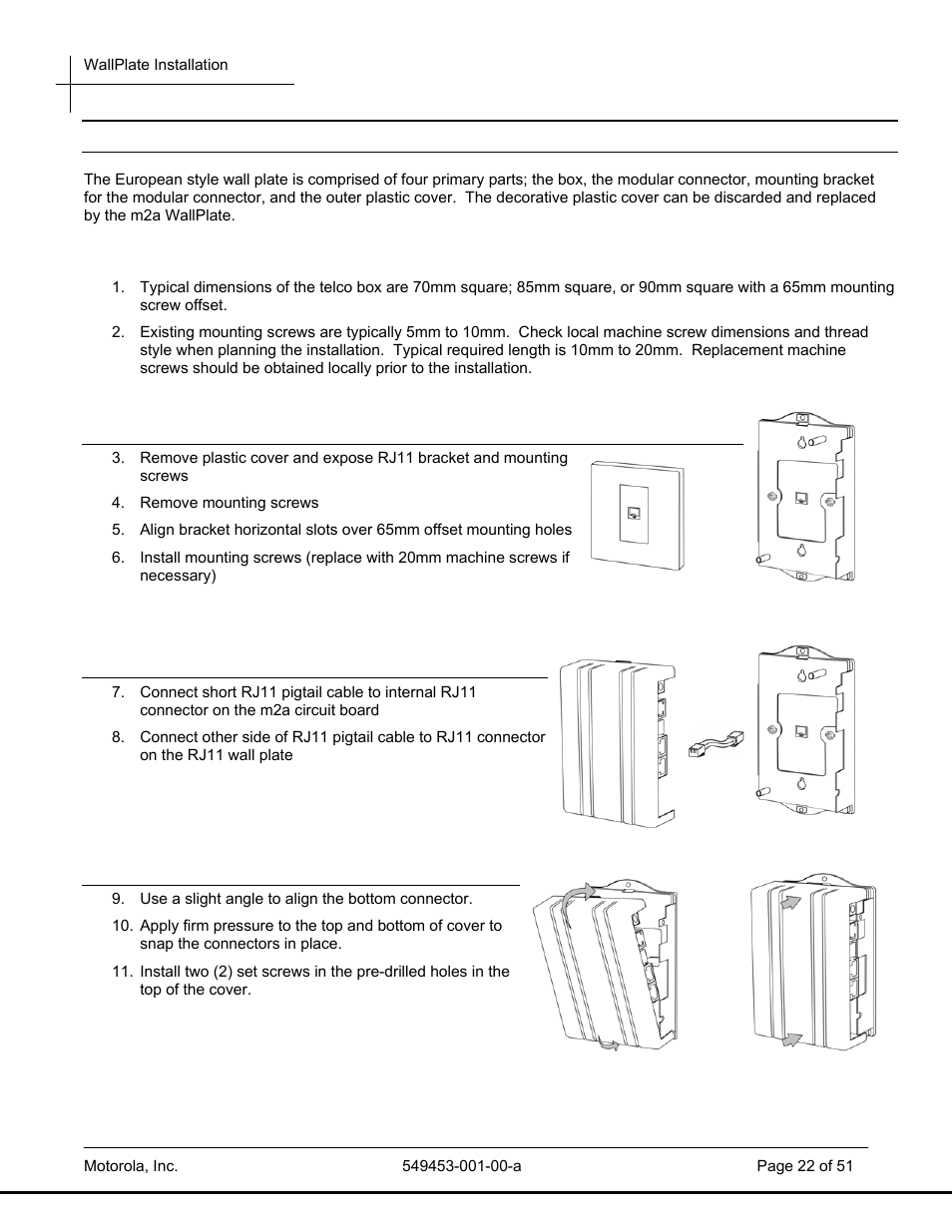 Motorola POWERBROADBAND T2-2500 User Manual | Page 22 / 51