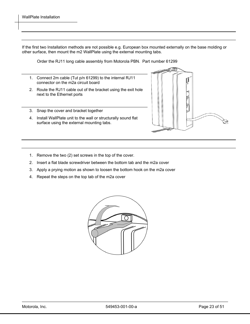 Motorola POWERBROADBAND T2-2500 User Manual | Page 23 / 51