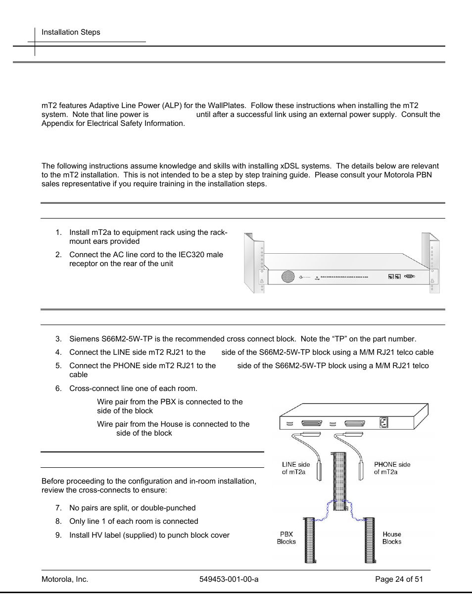 Please read | Motorola POWERBROADBAND T2-2500 User Manual | Page 24 / 51