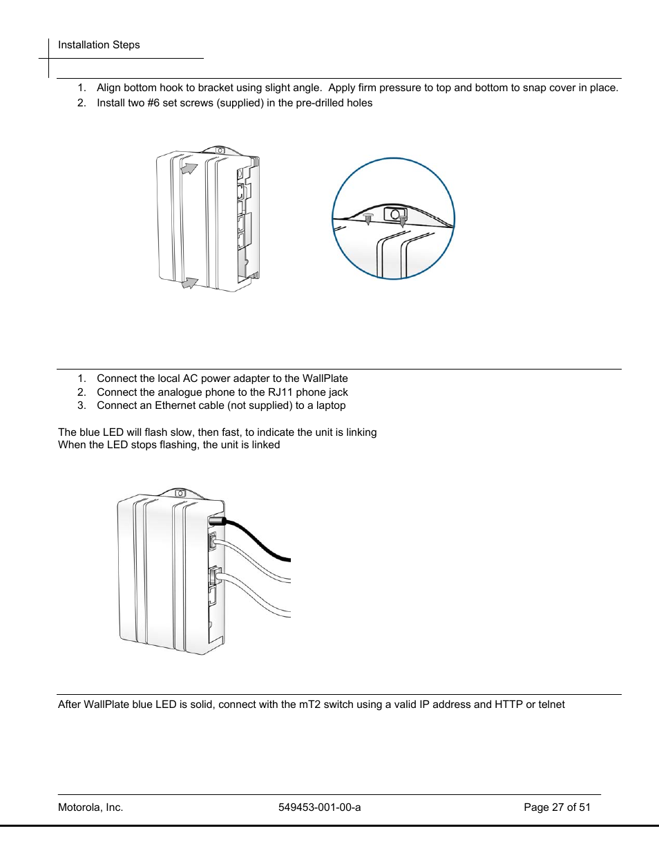 Motorola POWERBROADBAND T2-2500 User Manual | Page 27 / 51