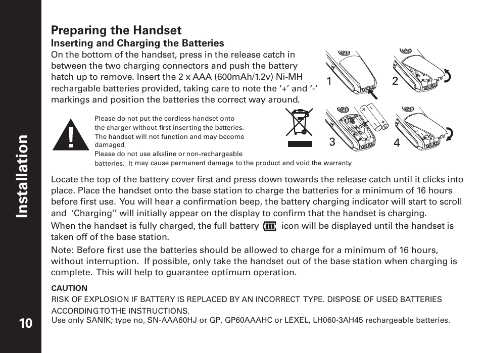 Noit all at s ni | Motorola ME6091 User Manual | Page 12 / 47
