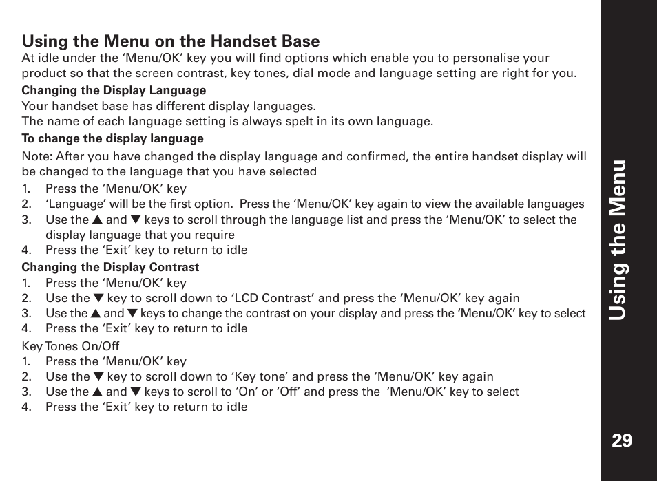 Une m e ht g ni s u | Motorola ME6091 User Manual | Page 31 / 47