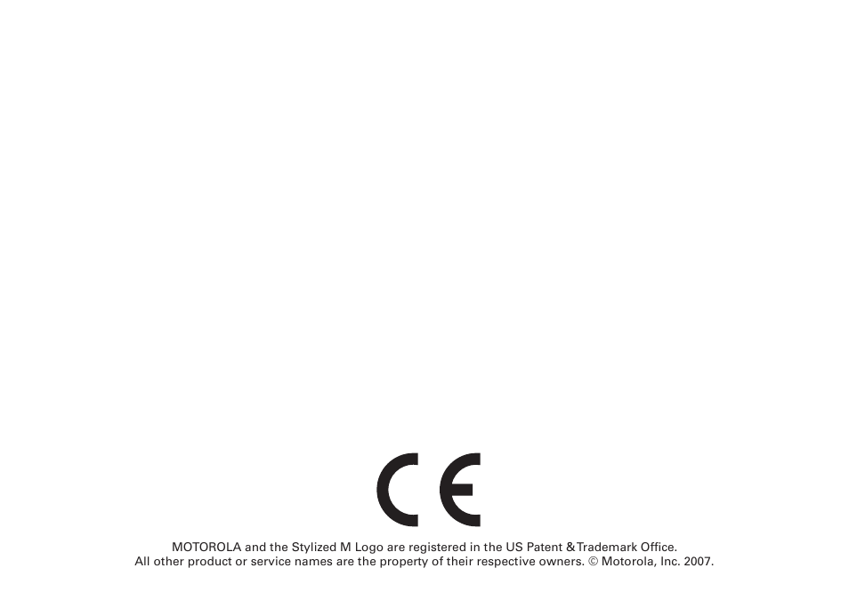 Motorola ME6091 User Manual | Page 47 / 47