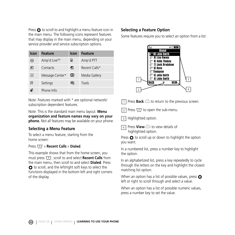 Motorola E816 User Manual | Page 29 / 72