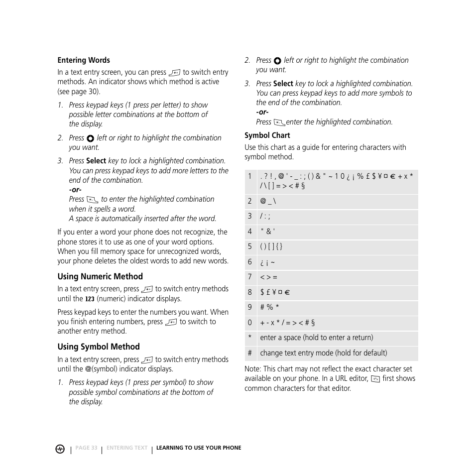 Motorola E816 User Manual | Page 34 / 72