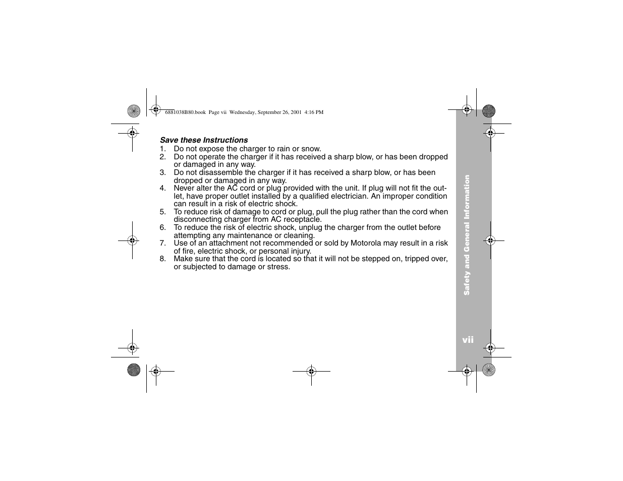 Motorola XV2100 User Manual | Page 13 / 60