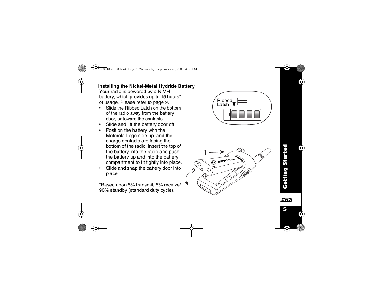 Motorola XV2100 User Manual | Page 17 / 60