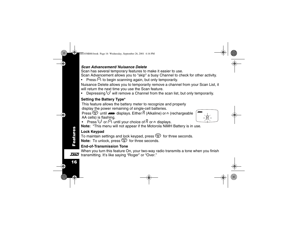 Motorola XV2100 User Manual | Page 28 / 60