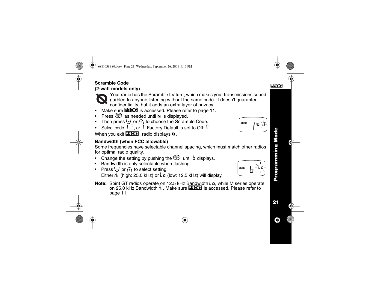 Motorola XV2100 User Manual | Page 33 / 60