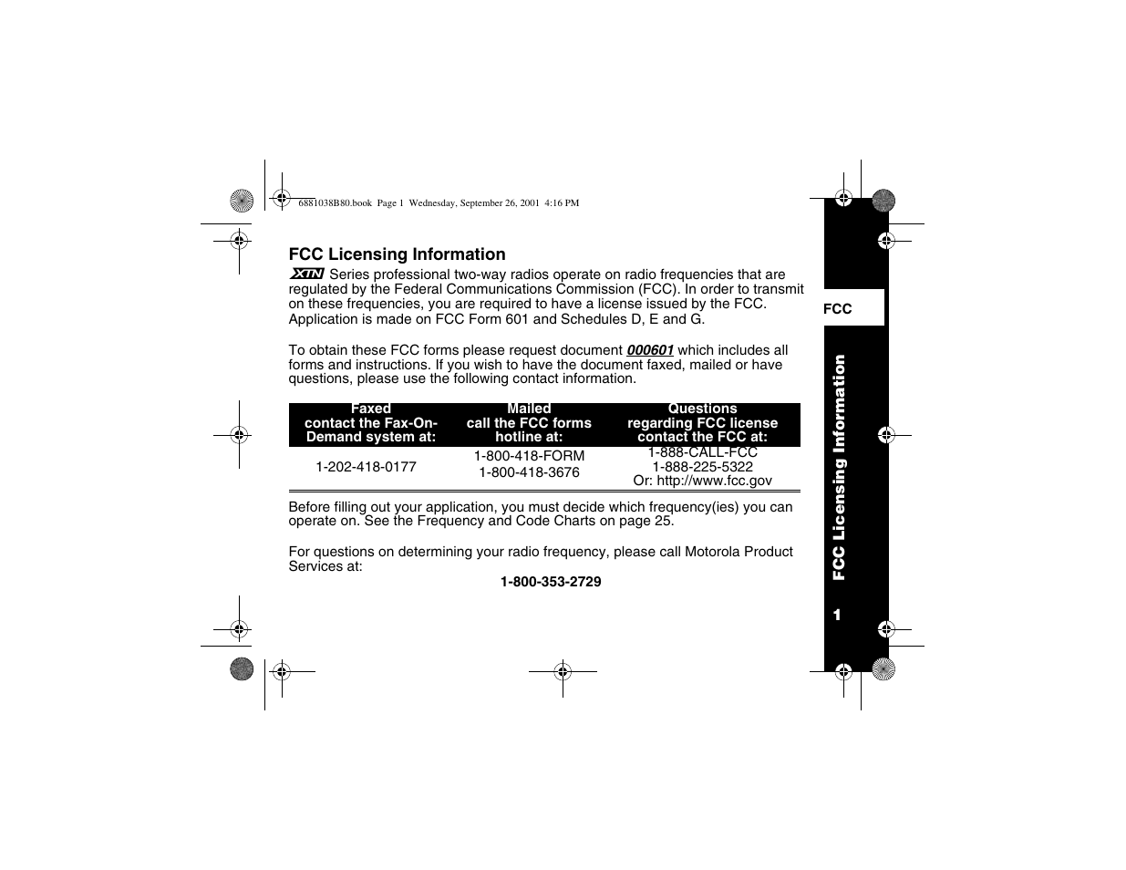Motorola XV2100 User Manual | Page 5 / 60