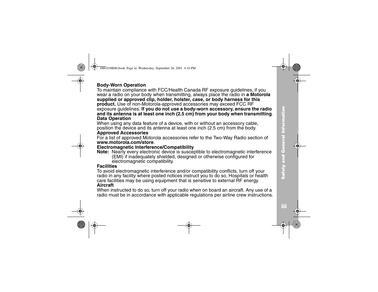 Motorola XV2100 User Manual | Page 9 / 60