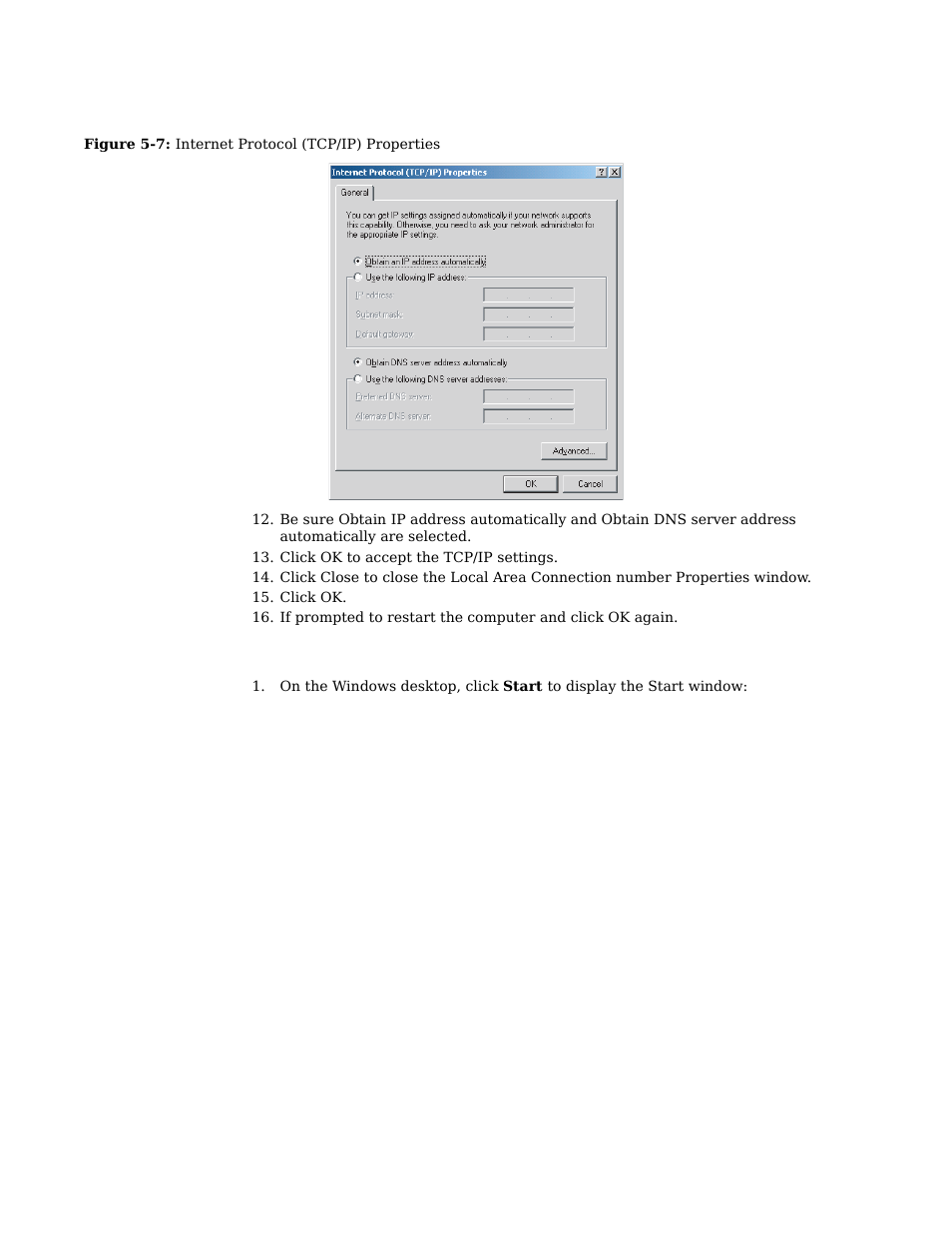 Configuring tcp/ip in windows xp | Motorola CPEI 150 User Manual | Page 32 / 48