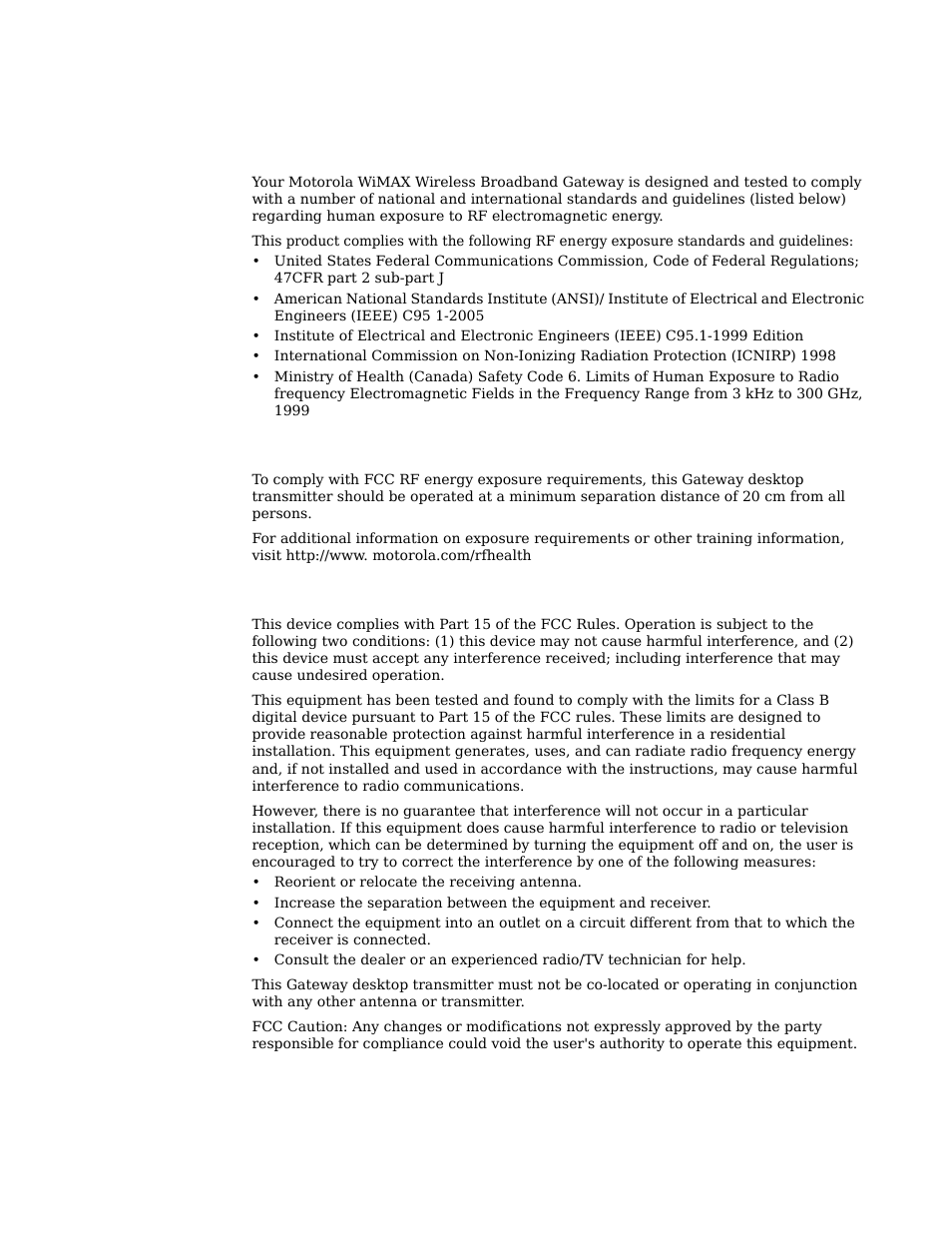 Important safety and legal information, Important safety and legal information -2 | Motorola CPEI 150 User Manual | Page 41 / 48