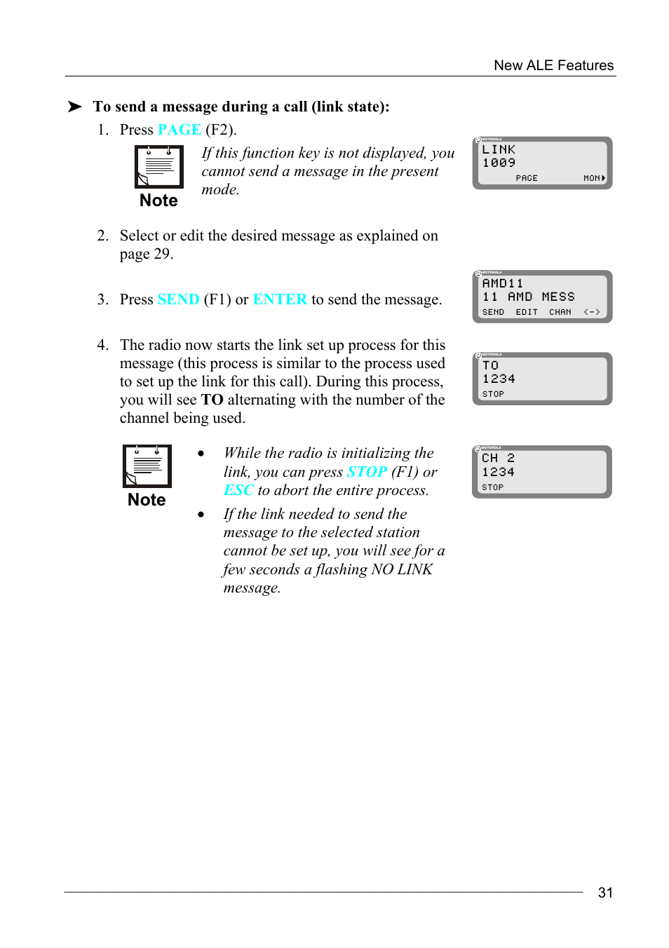 Motorola MICOM-2ES/2RS/2TS ALE User Manual | Page 45 / 76