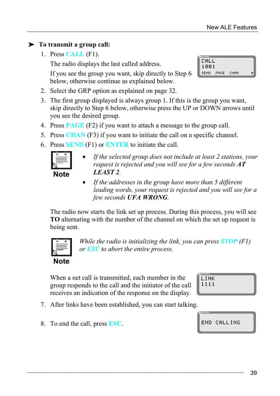 Motorola MICOM-2ES/2RS/2TS ALE User Manual | Page 53 / 76