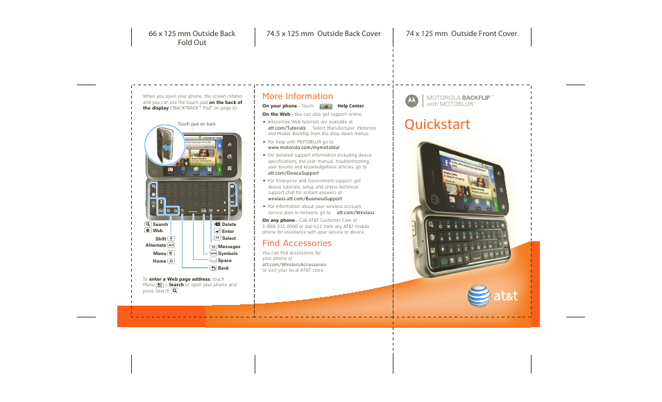 Motorola BACKFLIP 68000202422-A User Manual | 34 pages