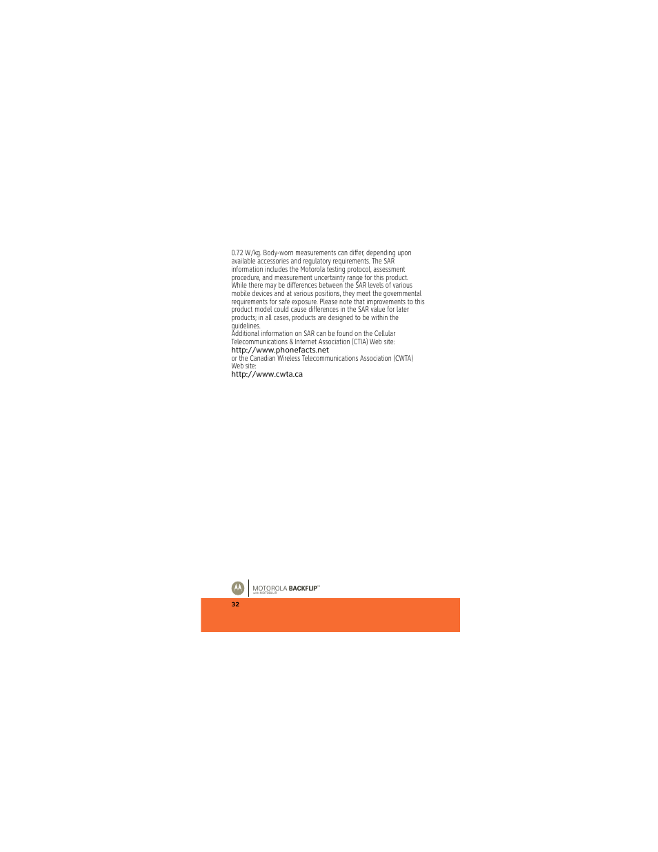 Motorola BACKFLIP 68000202422-A User Manual | Page 34 / 34