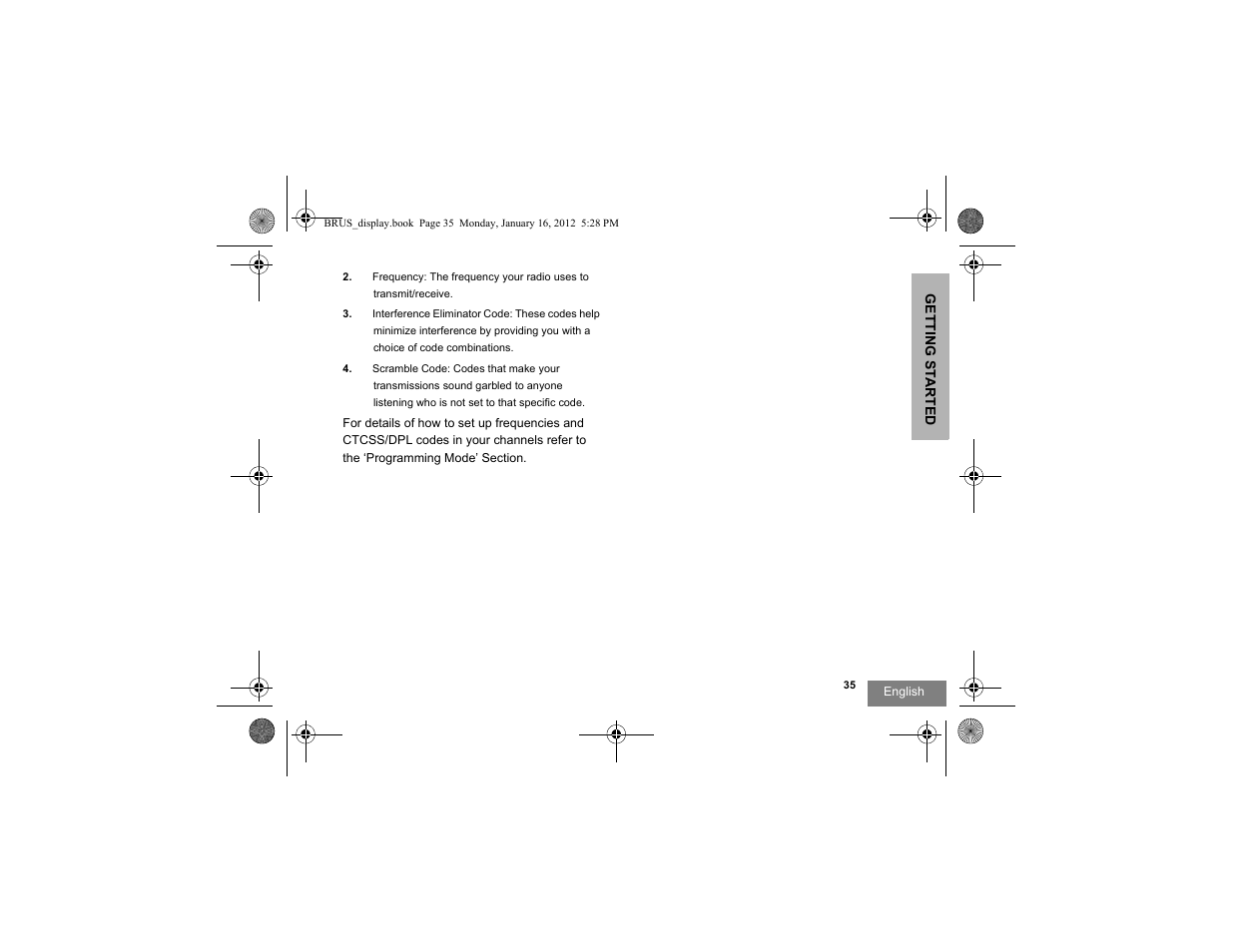 Motorola RDV2080D User Manual | Page 37 / 104
