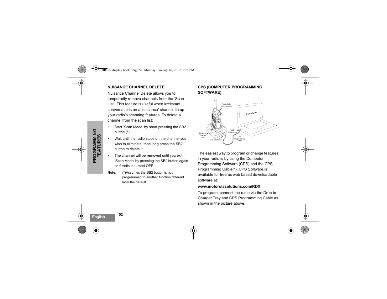 Motorola RDV2080D User Manual | Page 54 / 104