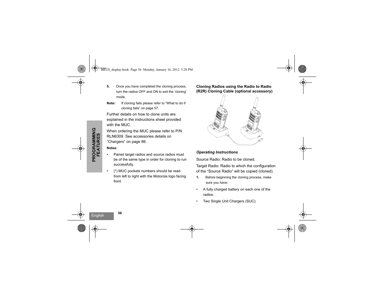 Motorola RDV2080D User Manual | Page 58 / 104