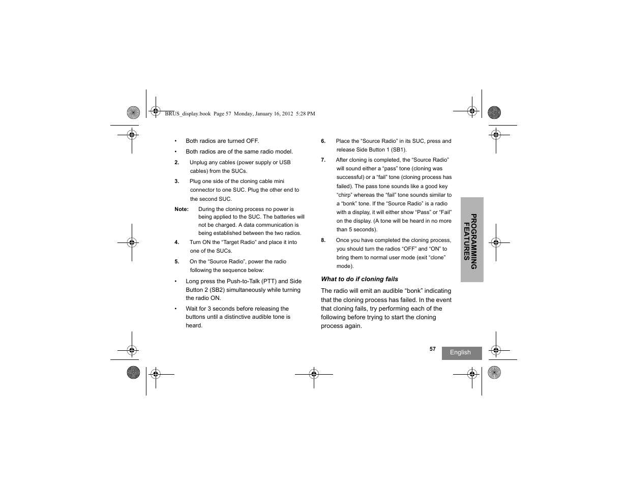 Motorola RDV2080D User Manual | Page 59 / 104
