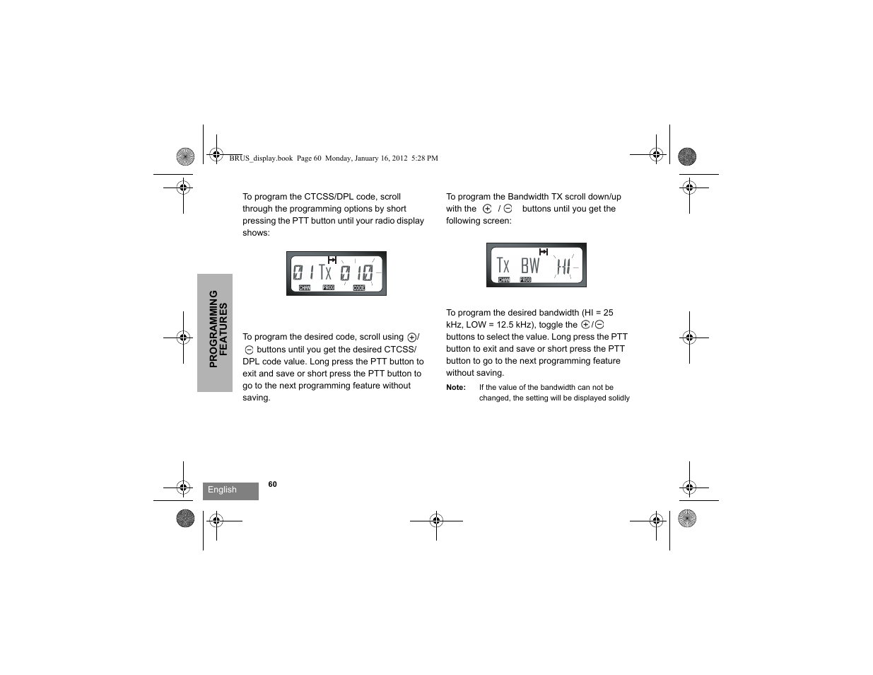 Motorola RDV2080D User Manual | Page 62 / 104