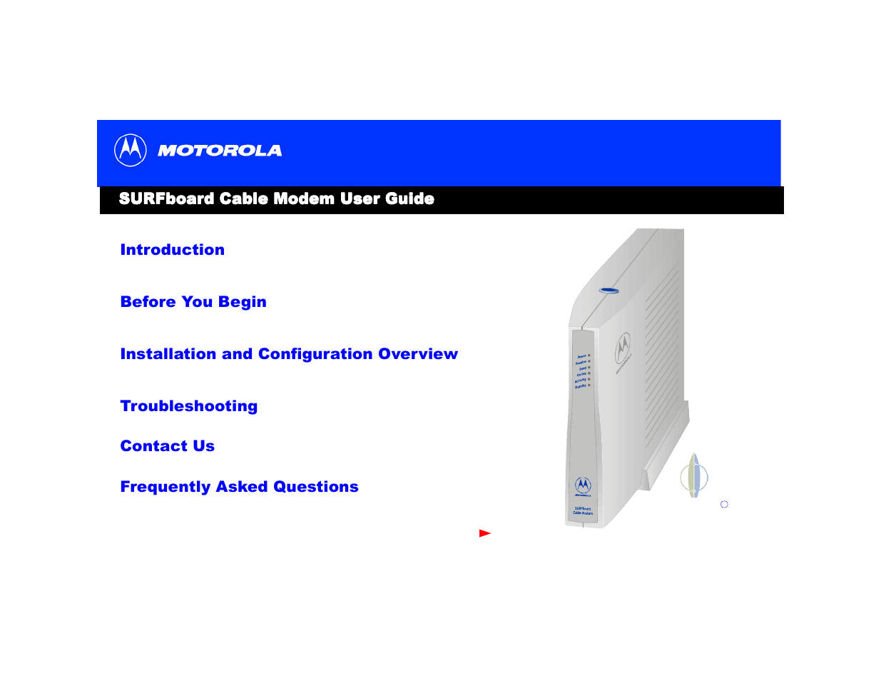 Motorola SURFboard Cable Modem User Manual | 66 pages