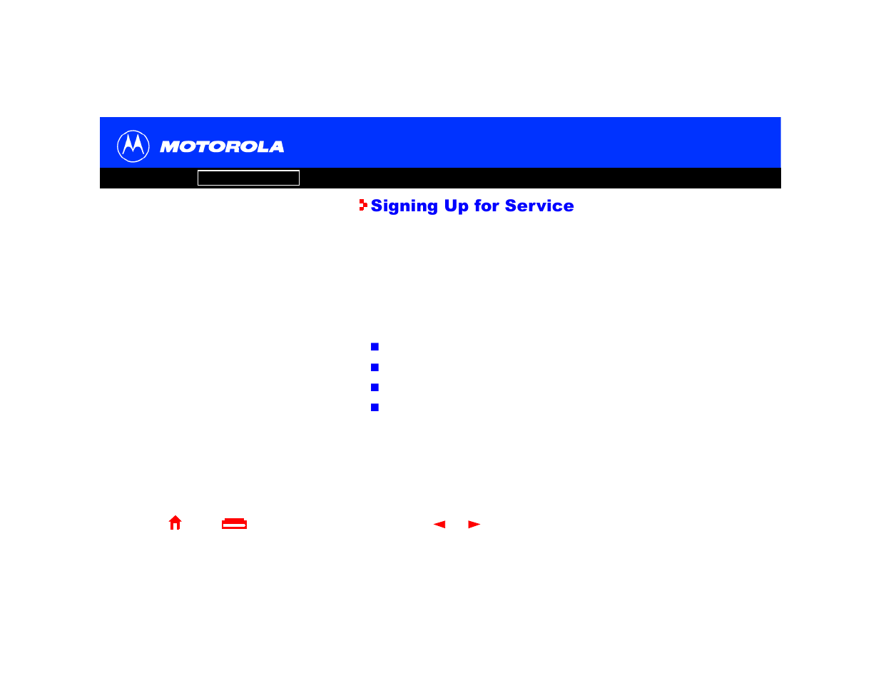 Signing up for service | Motorola SURFboard Cable Modem User Manual | Page 11 / 66