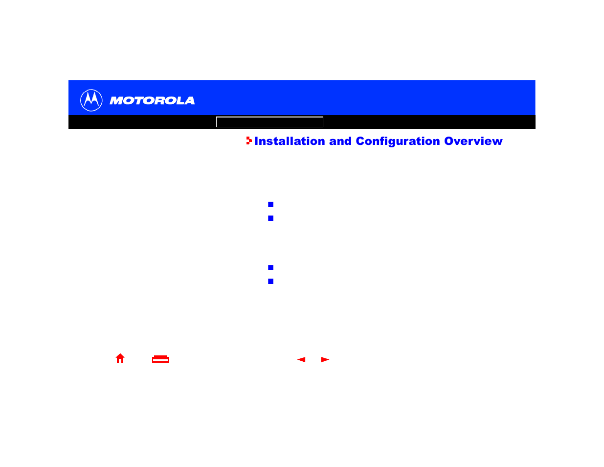 Installation and configuration overview, Installation & configuration | Motorola SURFboard Cable Modem User Manual | Page 13 / 66