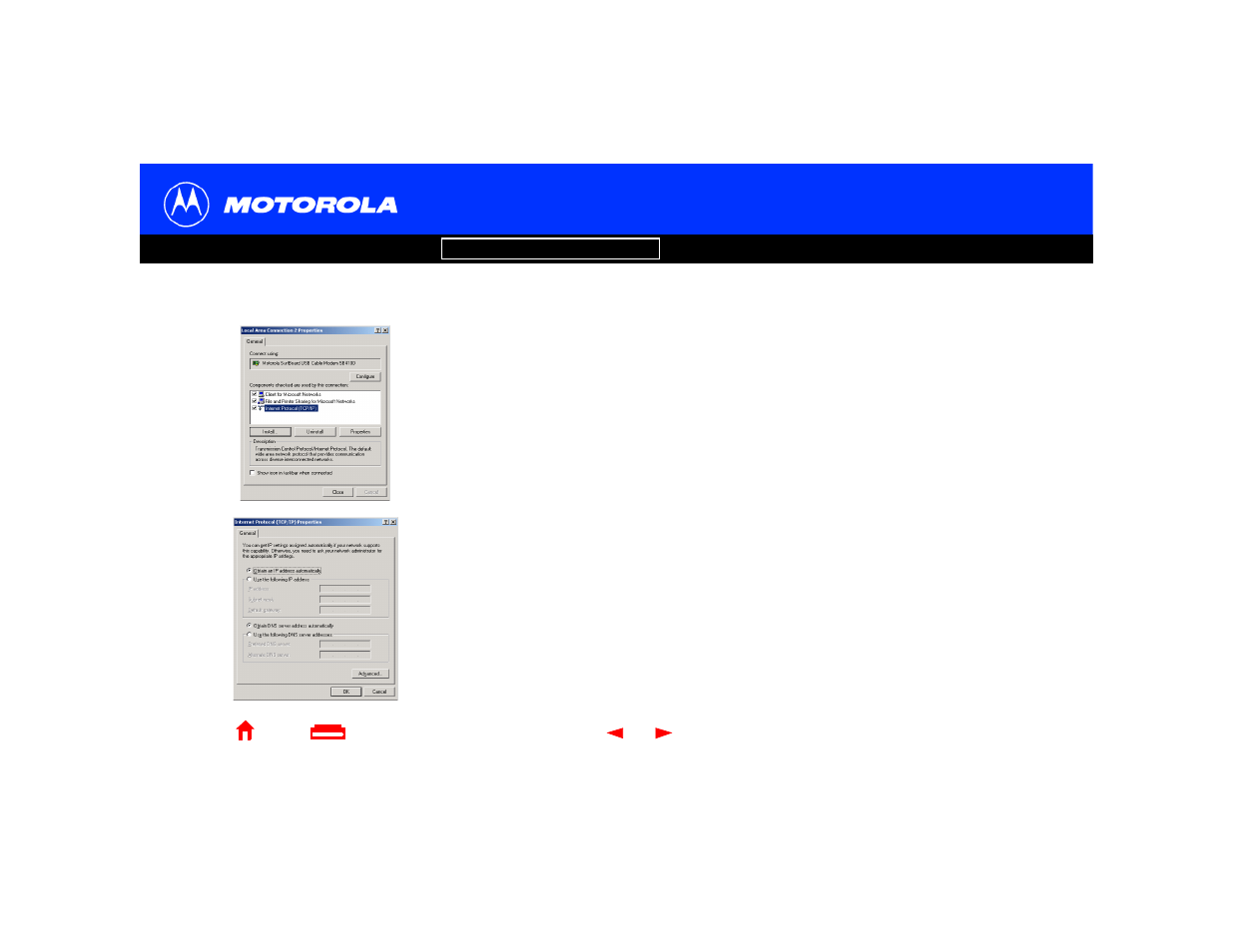 Motorola SURFboard Cable Modem User Manual | Page 34 / 66