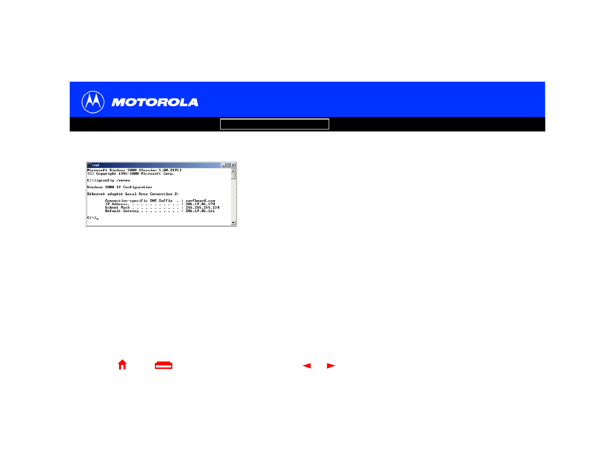 Motorola SURFboard Cable Modem User Manual | Page 37 / 66