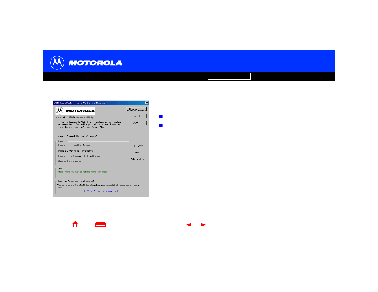 Motorola SURFboard Cable Modem User Manual | Page 46 / 66