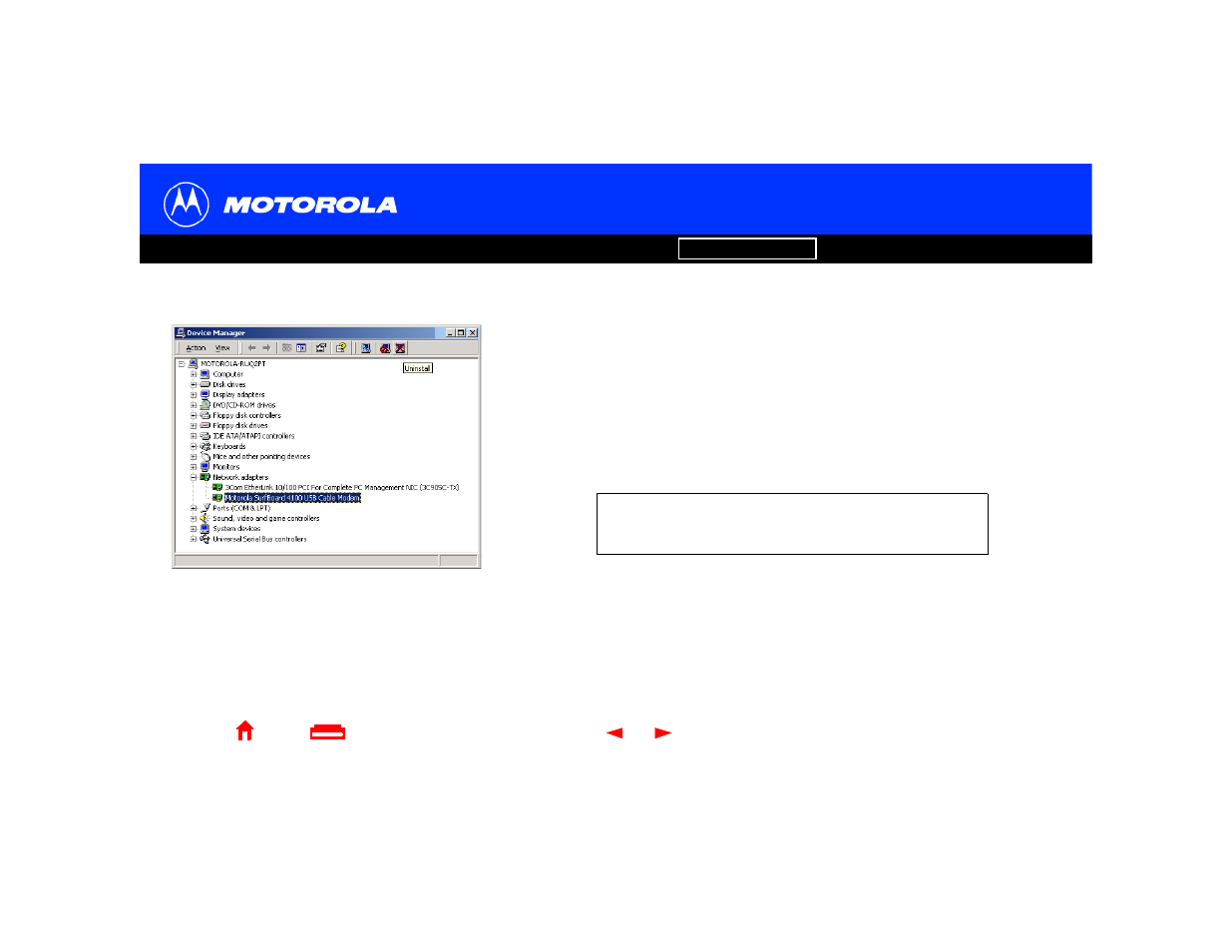 Motorola SURFboard Cable Modem User Manual | Page 49 / 66