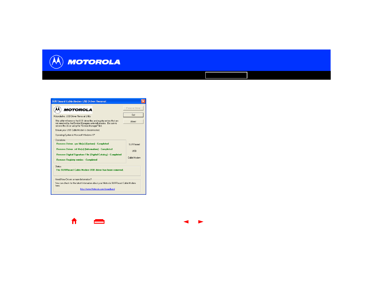 Motorola SURFboard Cable Modem User Manual | Page 51 / 66