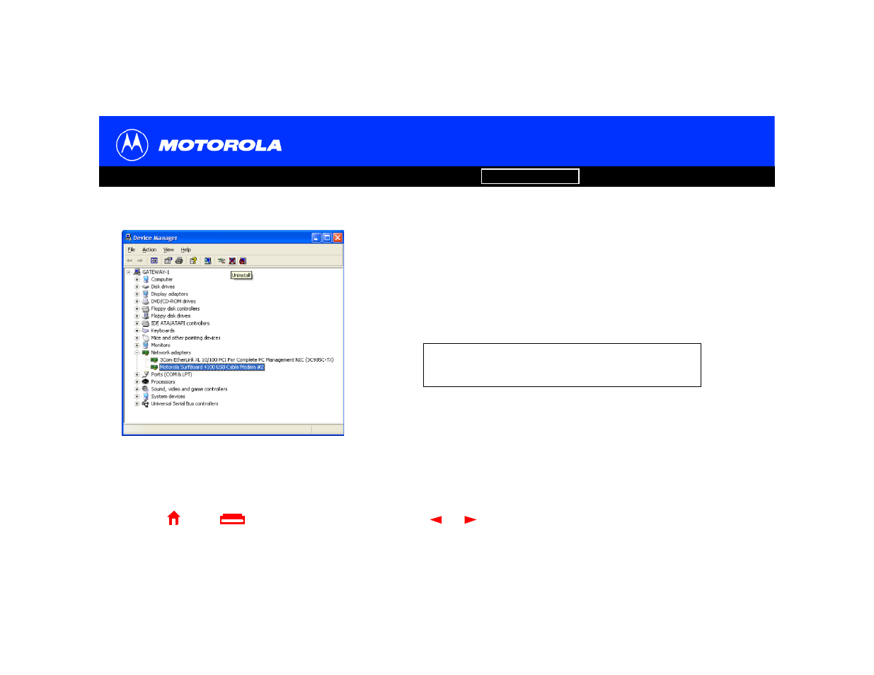 Motorola SURFboard Cable Modem User Manual | Page 56 / 66