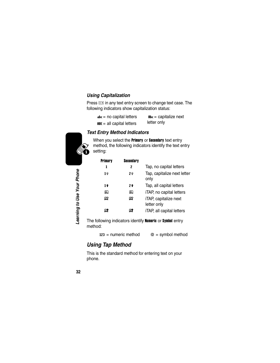 Motorola V260/V262 User Manual | Page 34 / 122